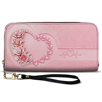 Best Mom Nana Grandma Mama Ever - Personalized Leather Long Wallet - Gift For Mom, Grandma - Image 6