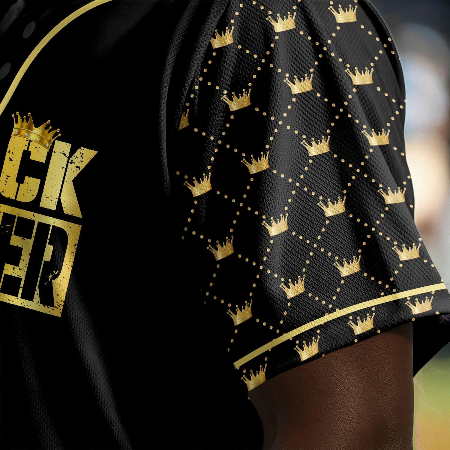 Black Father Black Leader Black King - African American Baseball Jersey - Gift for Black Dad, Grandpa, Husband - Image 6
