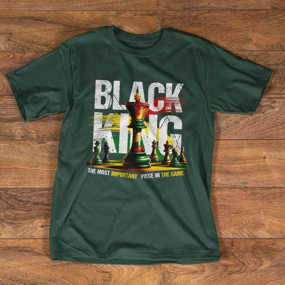 Black King, Black Queen - Custom 2D Unisex Tee Shirt - Gift For Him & Her | HD95 - Image 2
