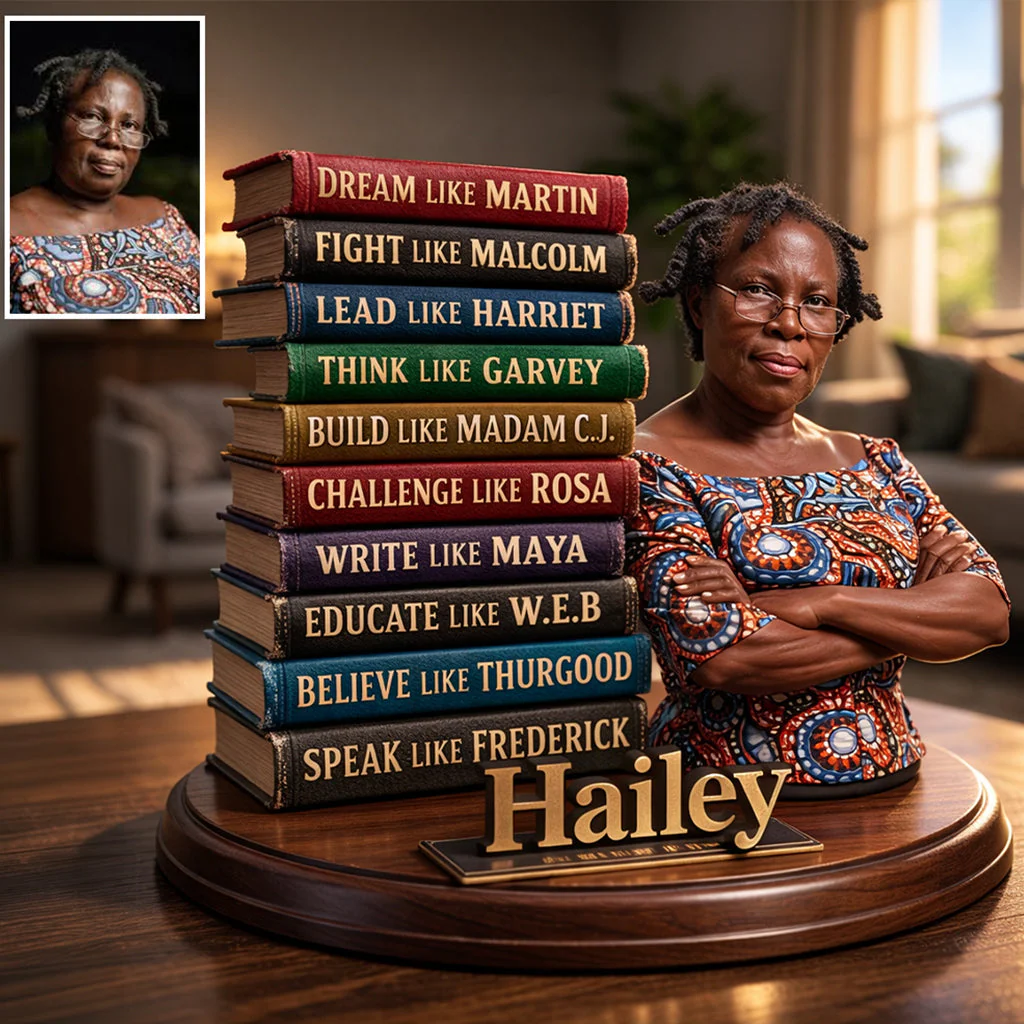Black Pride - Personalized Custom Shaped Acrylic Plaque - Gift For Her - Image 2