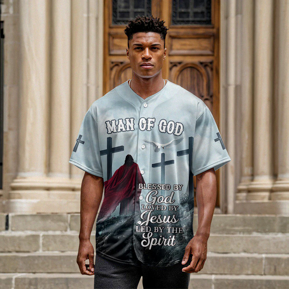 Blessed by GOD Loved by JESUS Led by the SPIRIT Baseball Jersey Bundle - Image 10