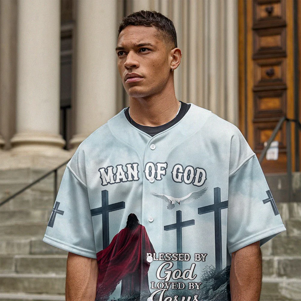 Blessed by GOD Loved by JESUS Led by the SPIRIT Baseball Jersey Bundle - Image 8