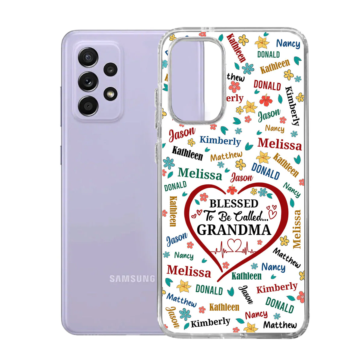 Blessed To Be Call Grandma - Personalized Phone Case TD118 - Image 6