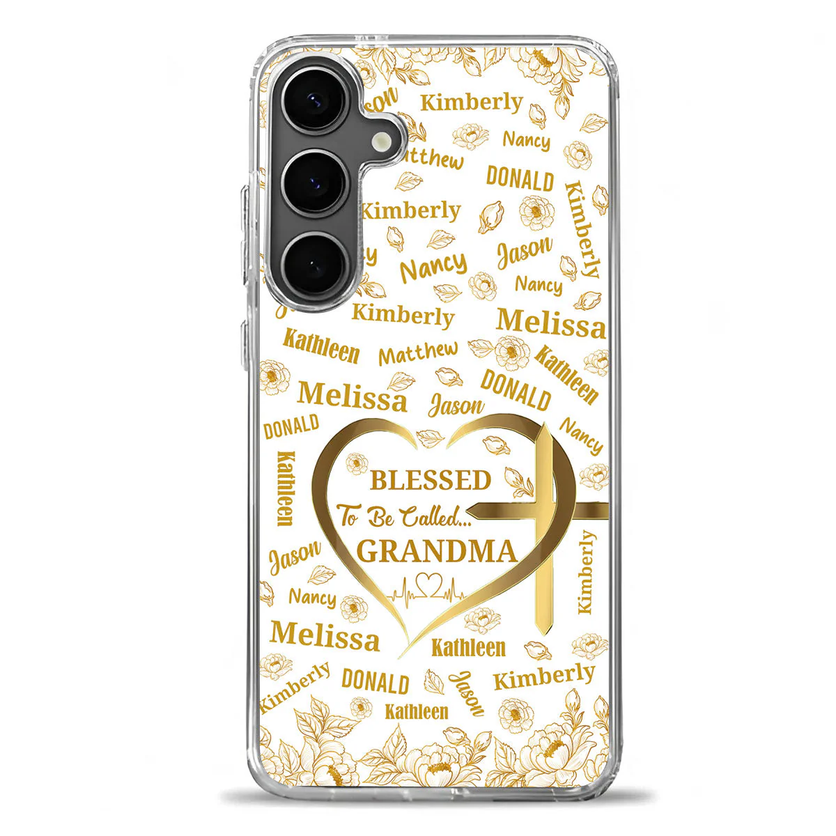 Blessed To Be Called Grandma- Personalized Phone Case - Christians Gift For Grandma BA01 - Image 2