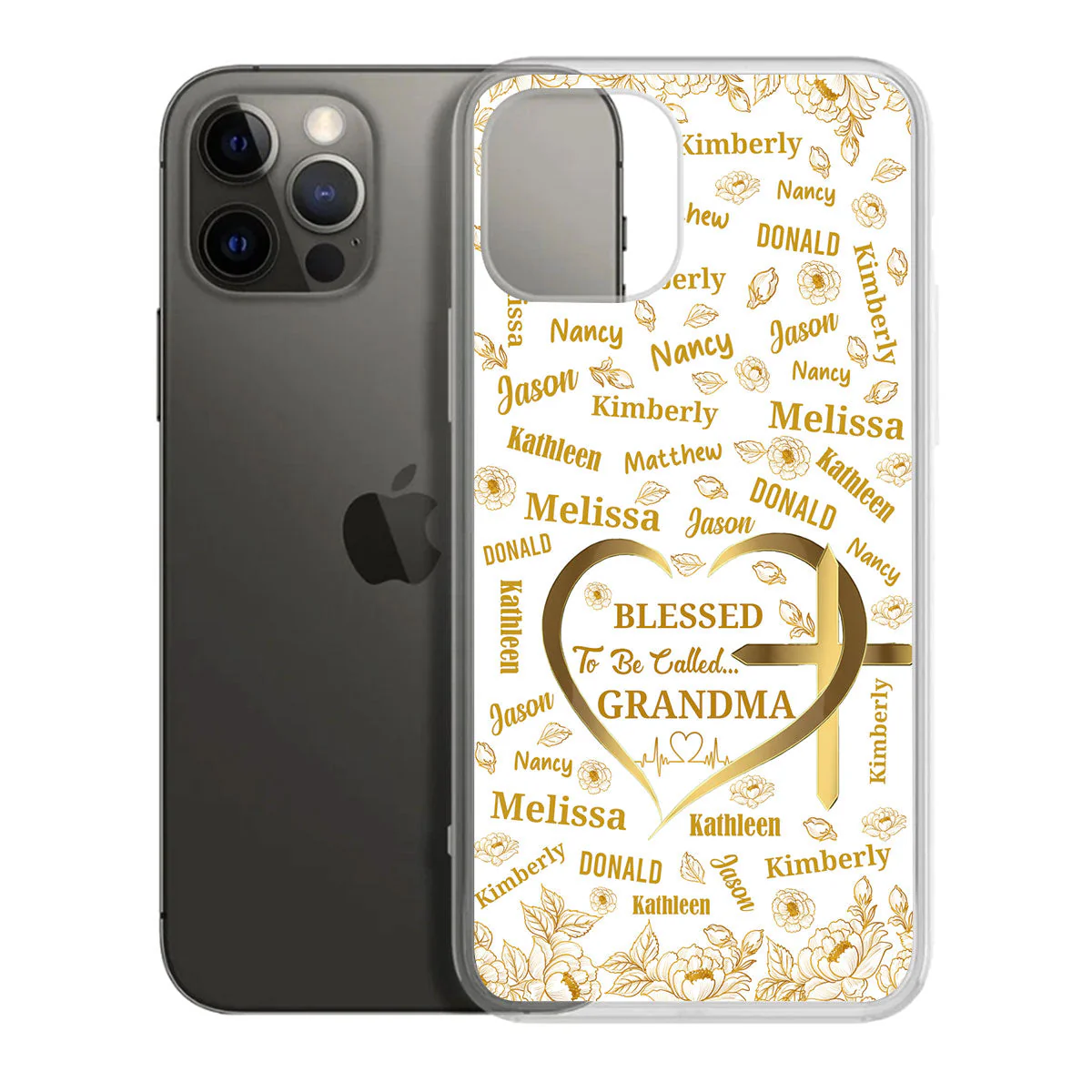 Blessed To Be Called Grandma- Personalized Phone Case - Christians Gift For Grandma BA01 - Image 7