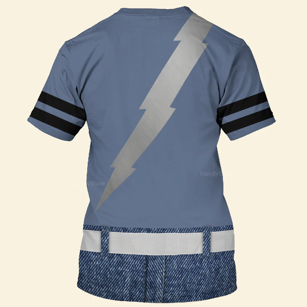 Blue Quicksilver, Wanda Vision Costume Halloween - 3D Tshirt - Image 3