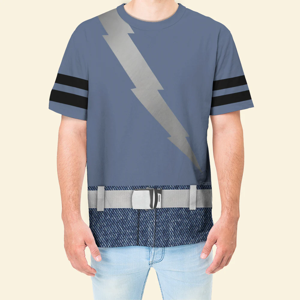 Blue Quicksilver, Wanda Vision Costume Halloween - 3D Tshirt - Image 4