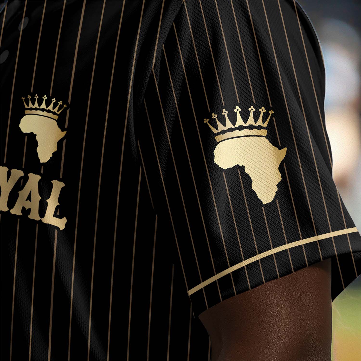 Born Royal - African American Baseball Jersey - Gift for Black Dad, Grandpa, Husband - Image 9