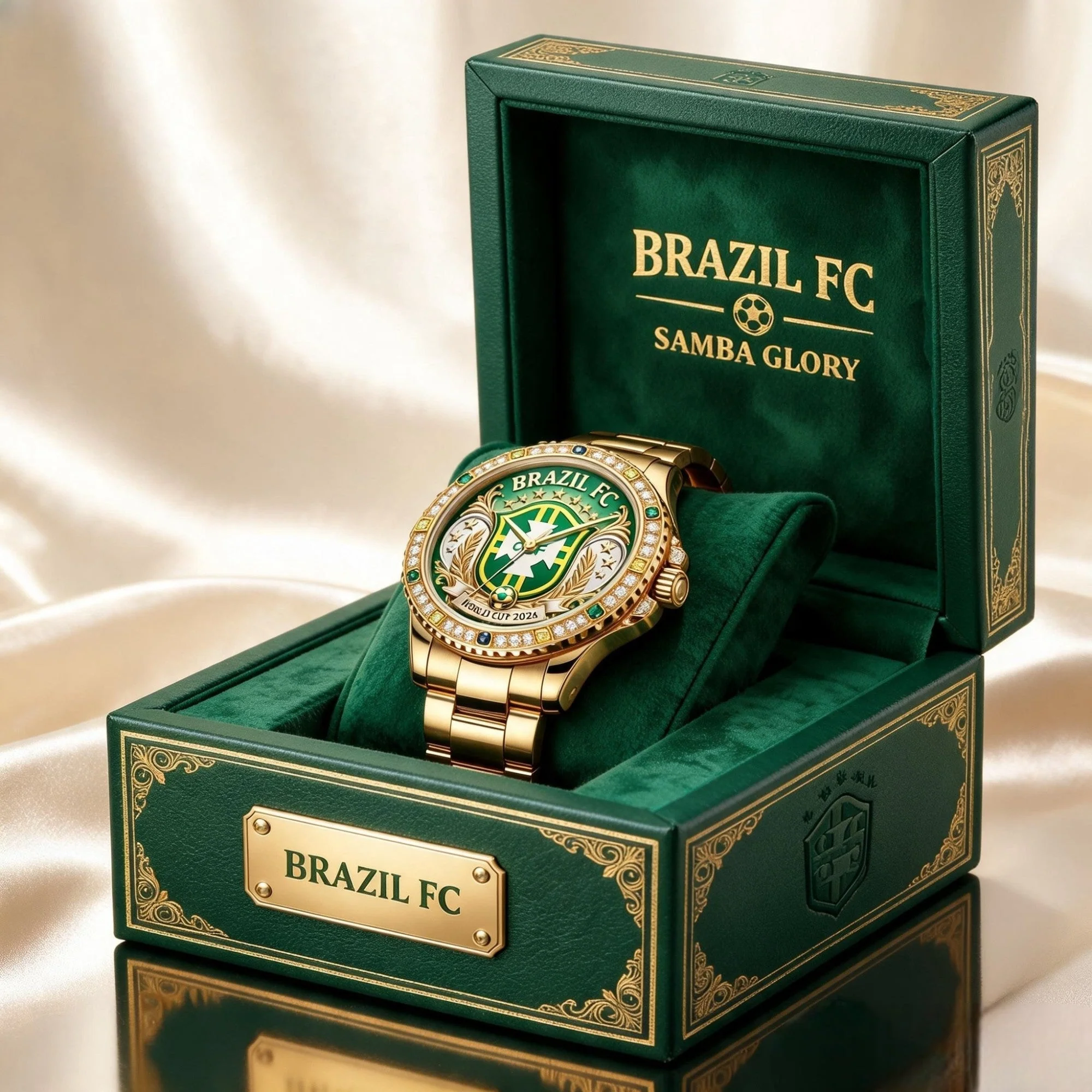 Brazil Soccer Championship 2026 - Men's Wrist Watch - Gift For Sport Lovers - Image 3