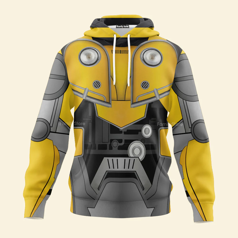 Transformers  Bumblebee - For Men And Women - Costume Cosplay Hoodie Sweatshirt Sweatpants - Image 2