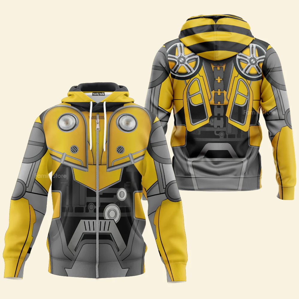 Transformers  Bumblebee - For Men And Women - Costume Cosplay Hoodie Sweatshirt Sweatpants - Image 4