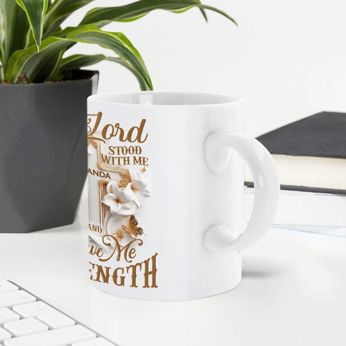 But The Lord Stood With Me And Gave Me Strength - Personalized Mug - Christian Gift For Her BA01 - Image 4