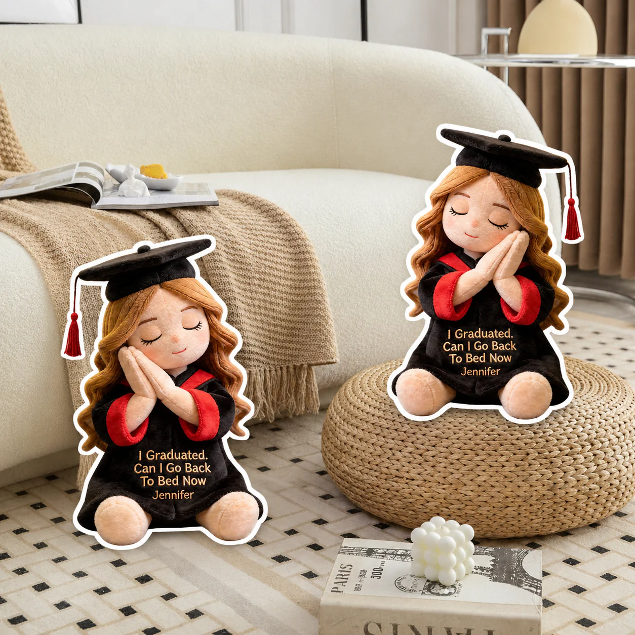 Can I Go To Bed Now - Personalized Pillow - Gift For Graduates - Image 4