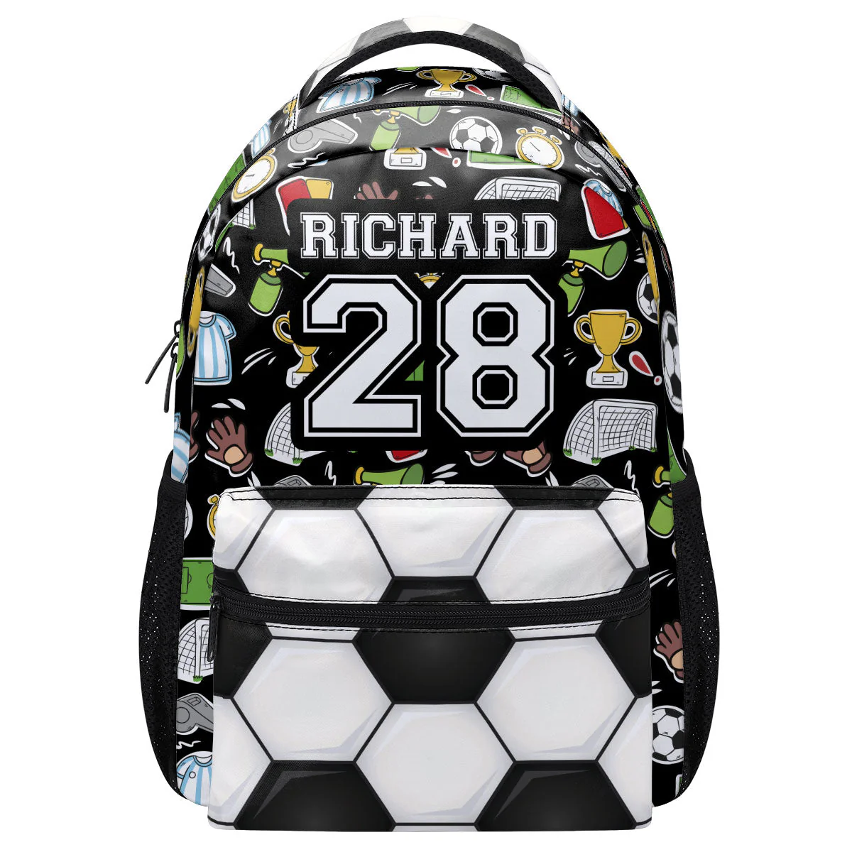 Cartoon Sport - Personalized School Backpack - Gift For Kids |HD95