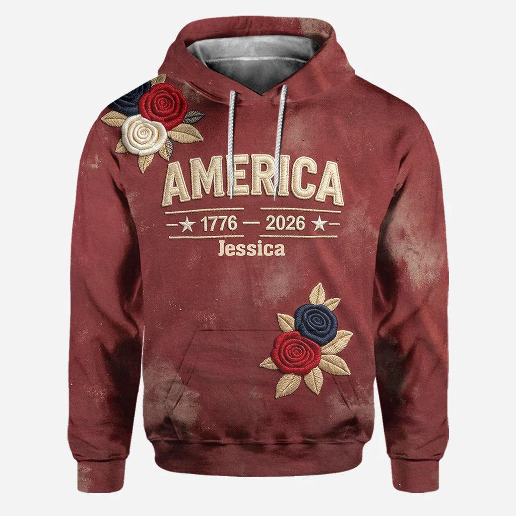 Celebrate 250th Anniversary - Personalized All Over Shirt And Leggings - Gift For Her, Patriots - Image 2
