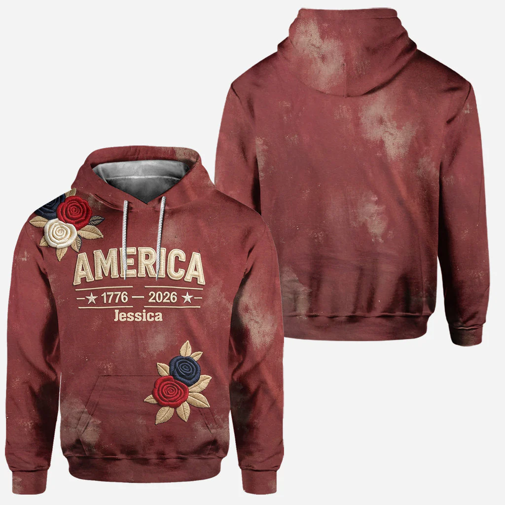 Celebrate 250th Anniversary - Personalized All Over Shirt And Leggings - Gift For Her, Patriots - Image 4