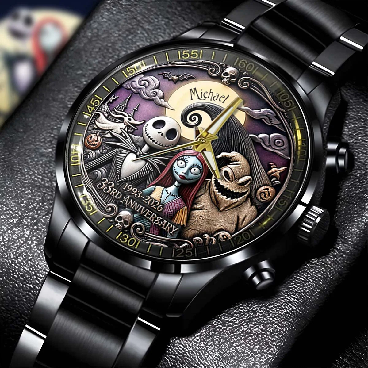 Celebrate 33rd Anniversary Of Spooky - Personalized Hand Watch - Gift For Movies Fan HH01