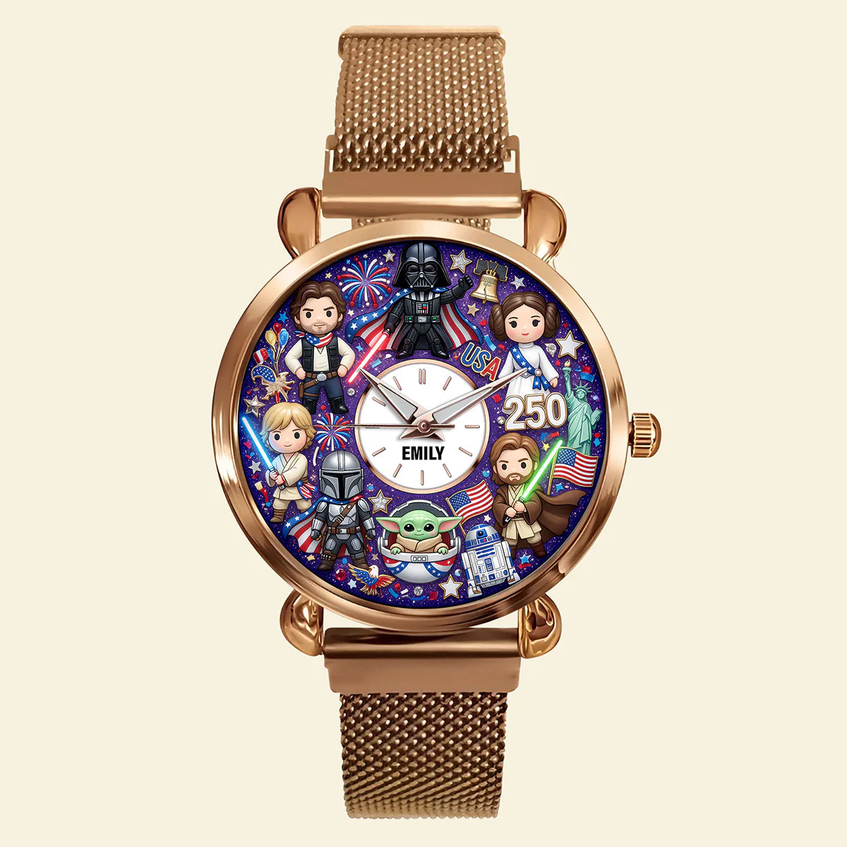 Celebrate USA 250th Anniversary - Personalized Hand Watch - Gifts For Patriots - Stwa HH01 - Image 4
