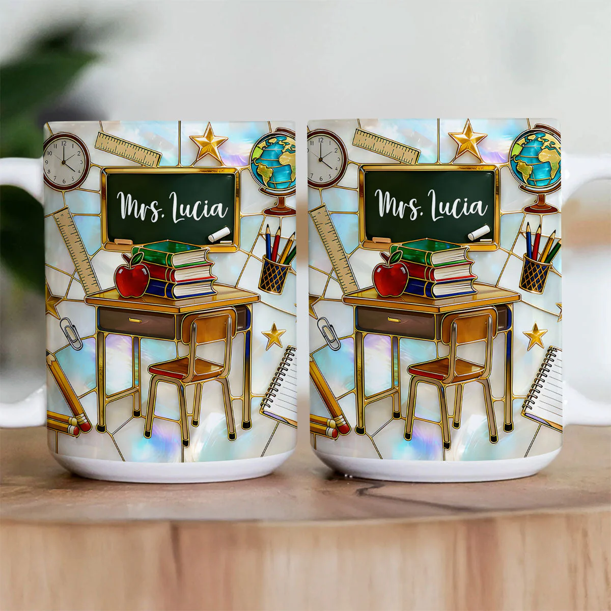 Celebrate Your Favorite Teacher With Classroom Essentials - Personalized Ceramic Mug - Gift For Teacher - Image 2