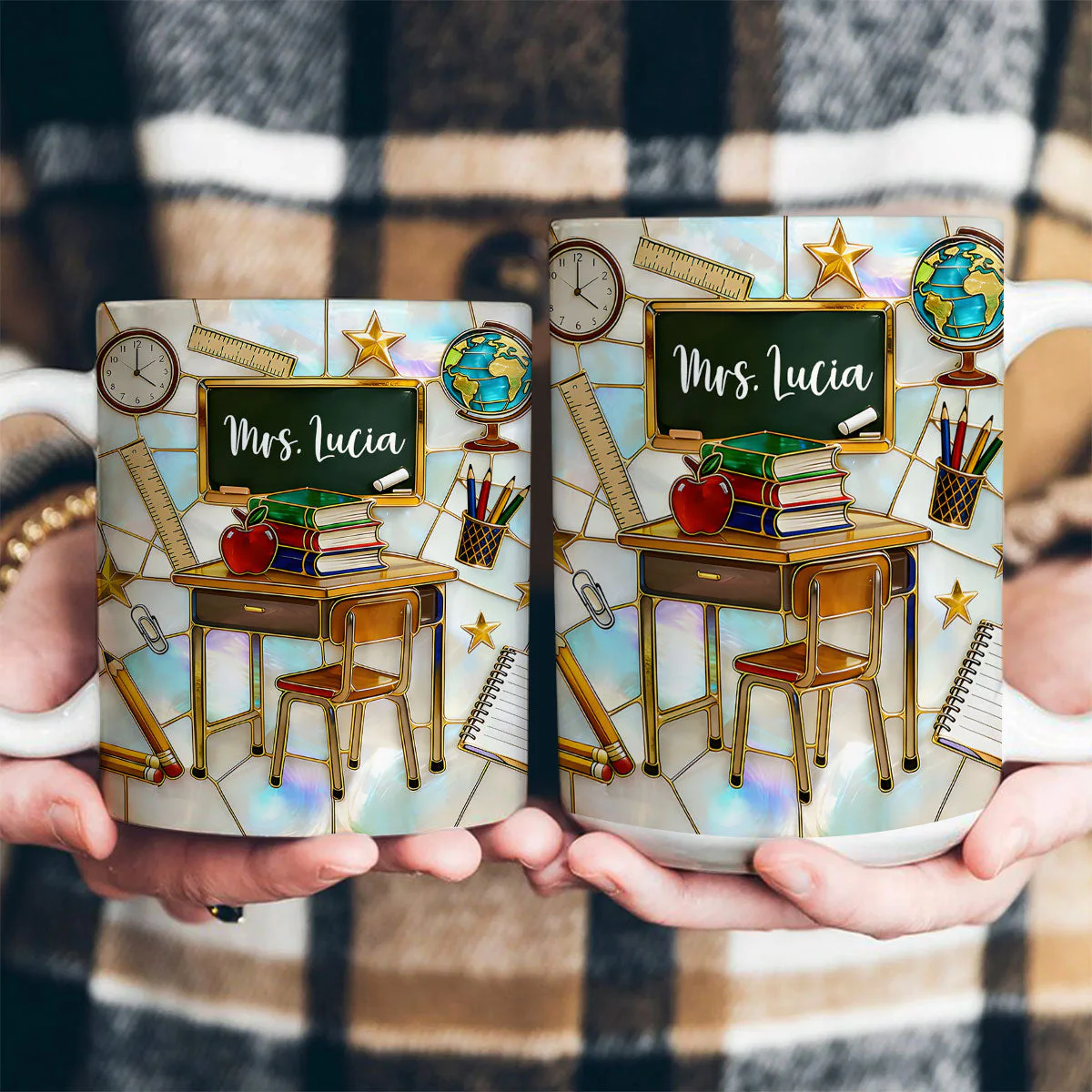 Celebrate Your Favorite Teacher With Classroom Essentials - Personalized Ceramic Mug - Gift For Teacher - Image 3