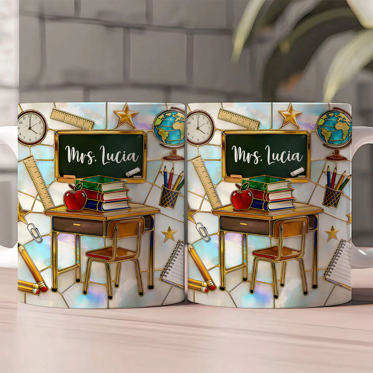 Celebrate Your Favorite Teacher With Classroom Essentials - Personalized Ceramic Mug - Gift For Teacher - Image 5
