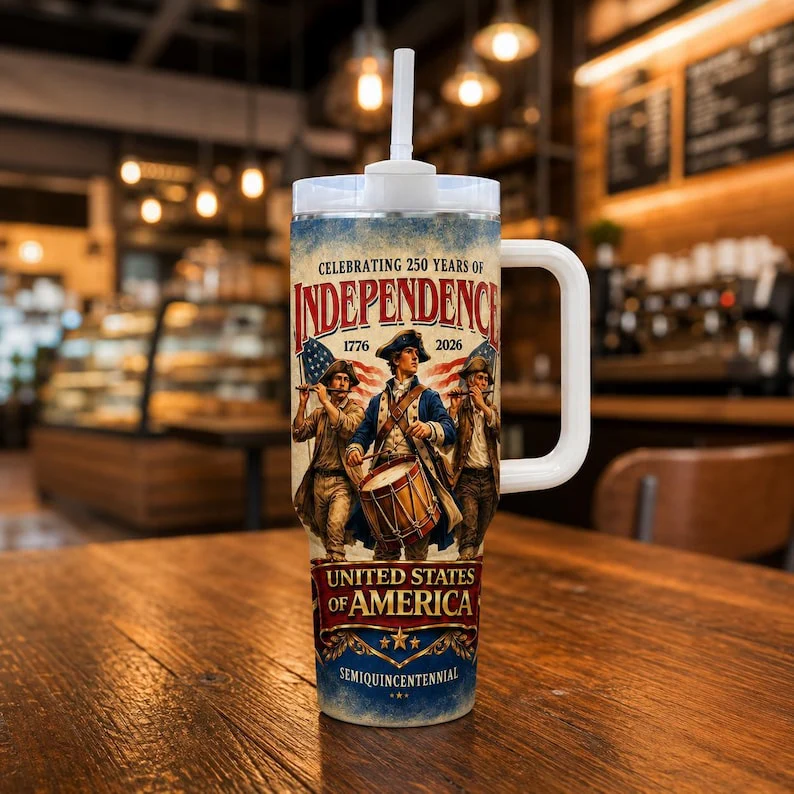Celebrating 250 Years Of Independence USA Semiquincentennial - Personalized Tumbler - Gift For Patriots - Image 3