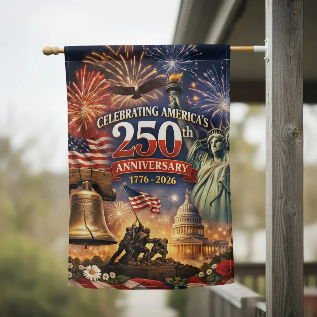 Celebrating America's 250th Anniversary - Patriotic Flag - Gift For Family - Image 4