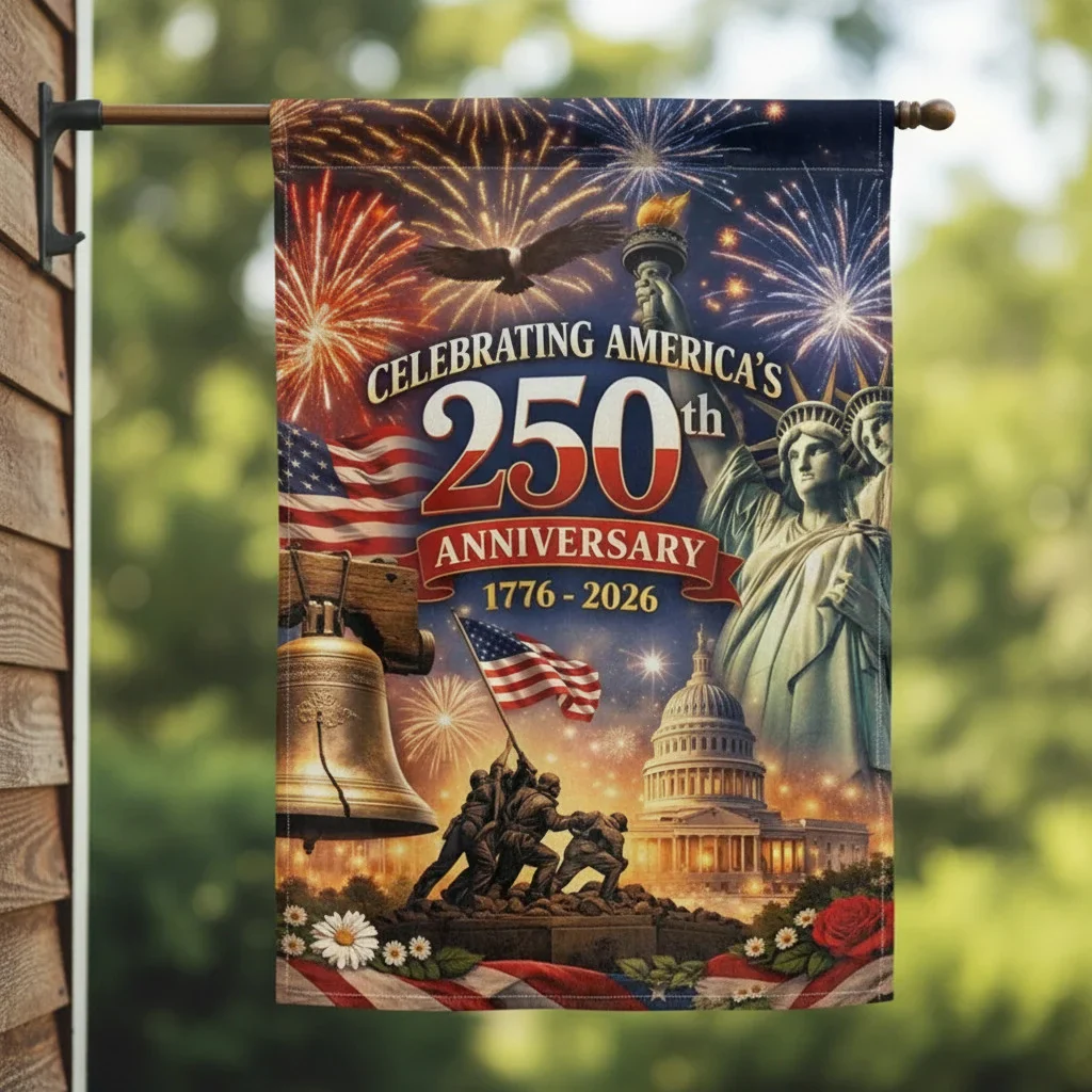 Celebrating America's 250th Anniversary - Patriotic Flag - Gift For Family - Image 5