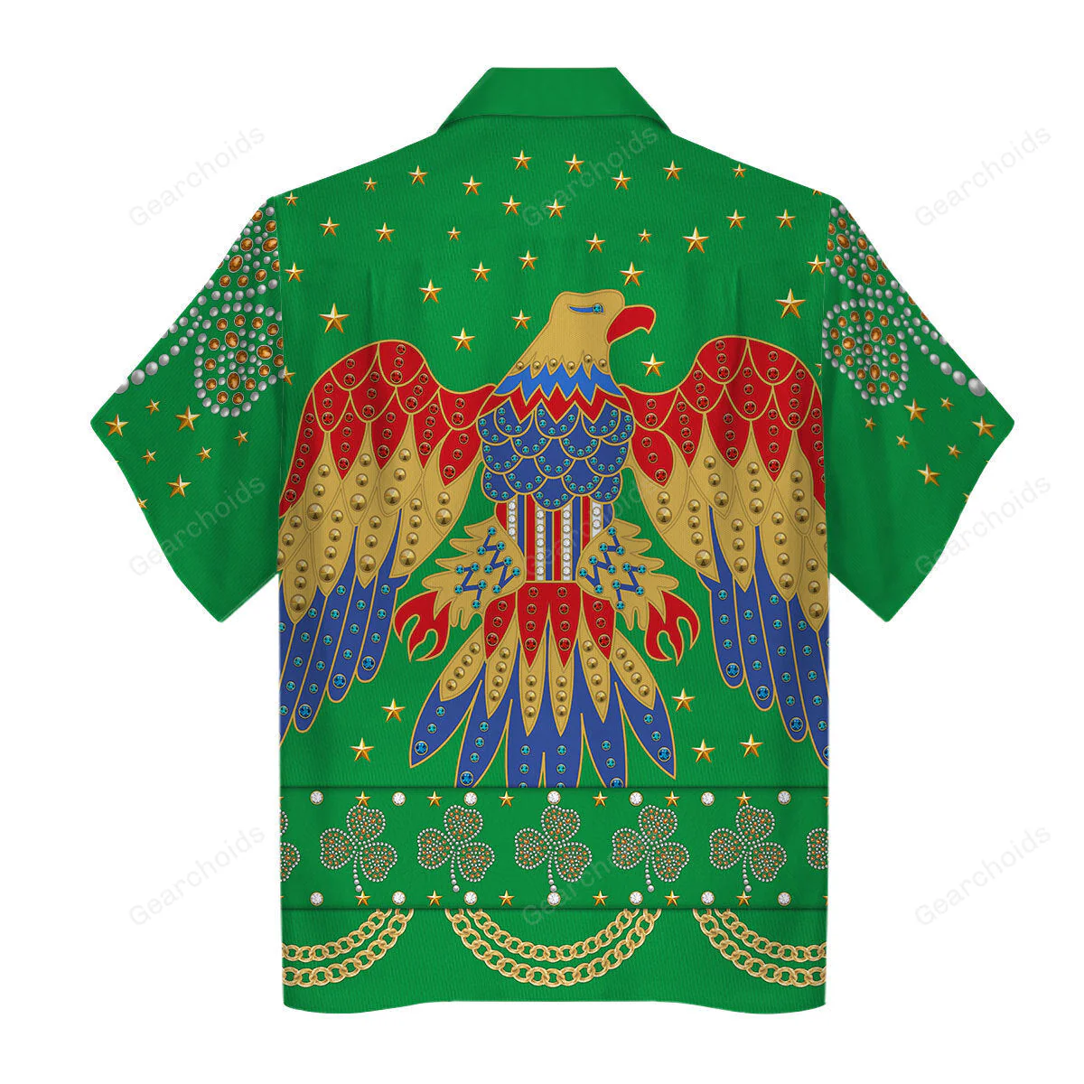 Elvis Presley EAGLE Green - Costume Cosplay Hoodie Sweatshirt Sweatpants CSELV036 - Image 7