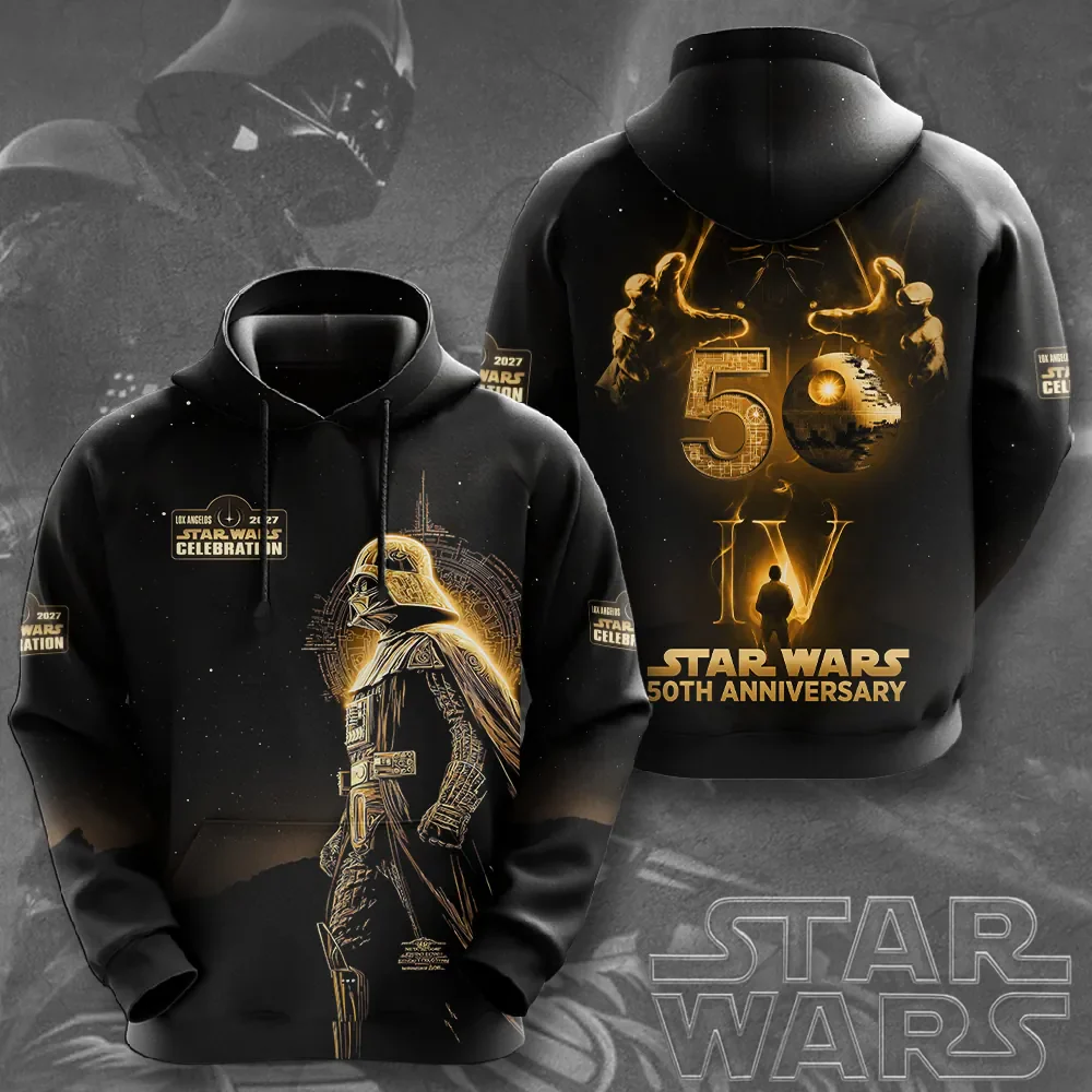Celebration 50th Anniversary Golden Shining Captain - Personalized All Over Shirt - Gift For Dad, Movies Fan - Stwa - Image 3