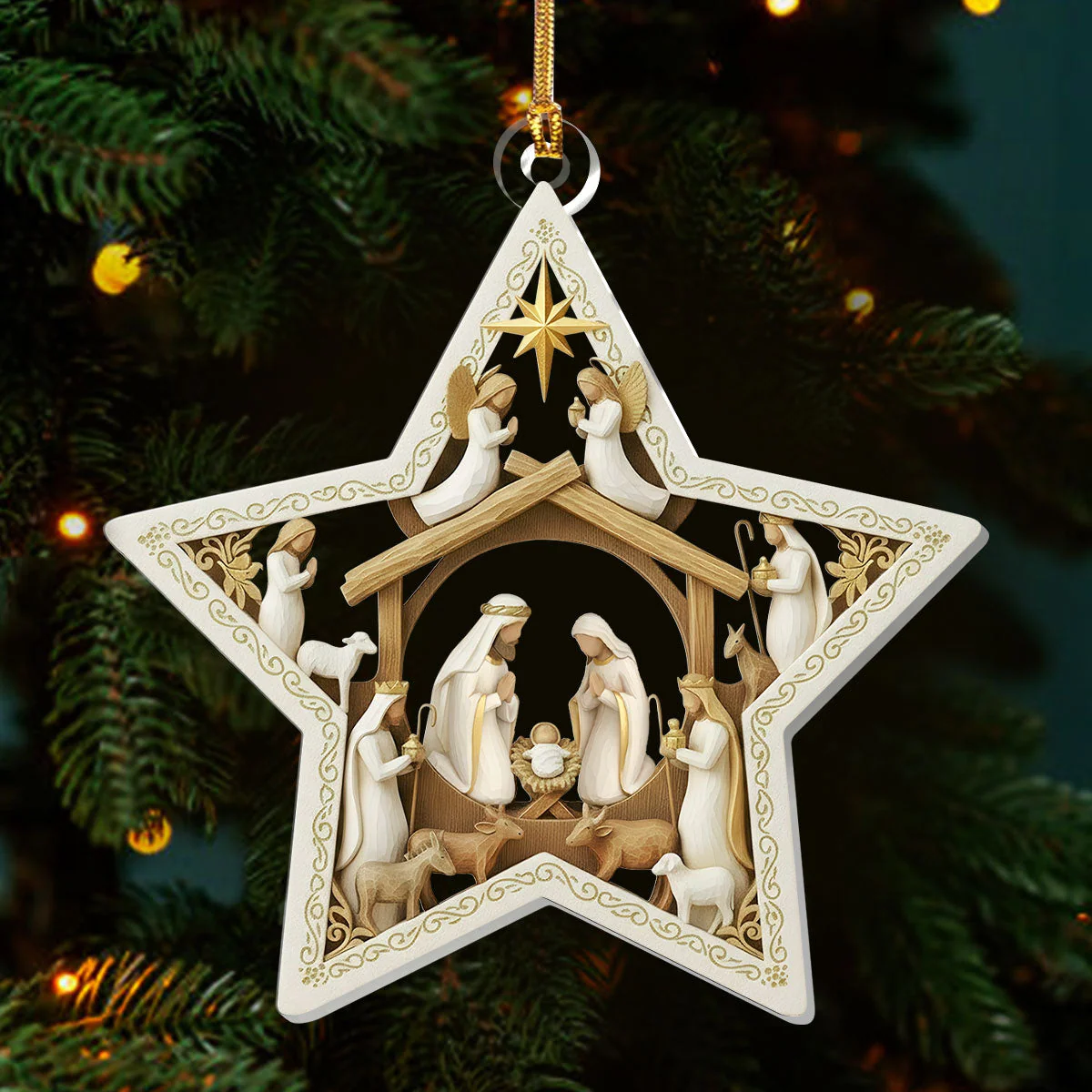Celestial Blessing - Acrylic Ornament TD118 - Image 3