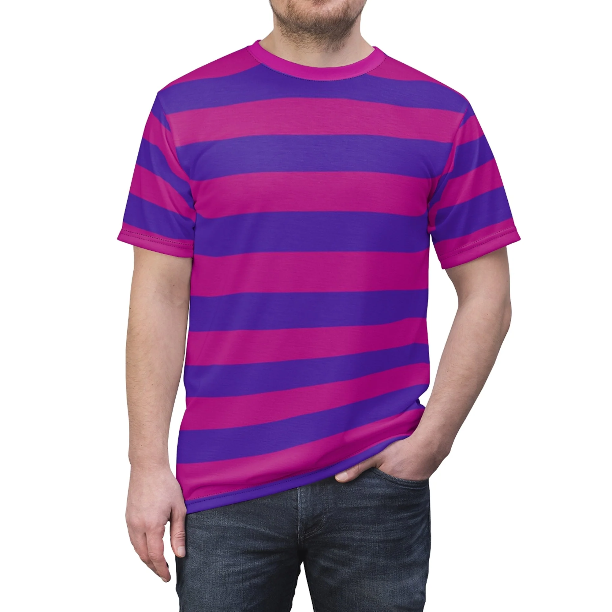 Cheshire Cat Alice in Wonderland Disney Costume -  3D TShirt - Image 2