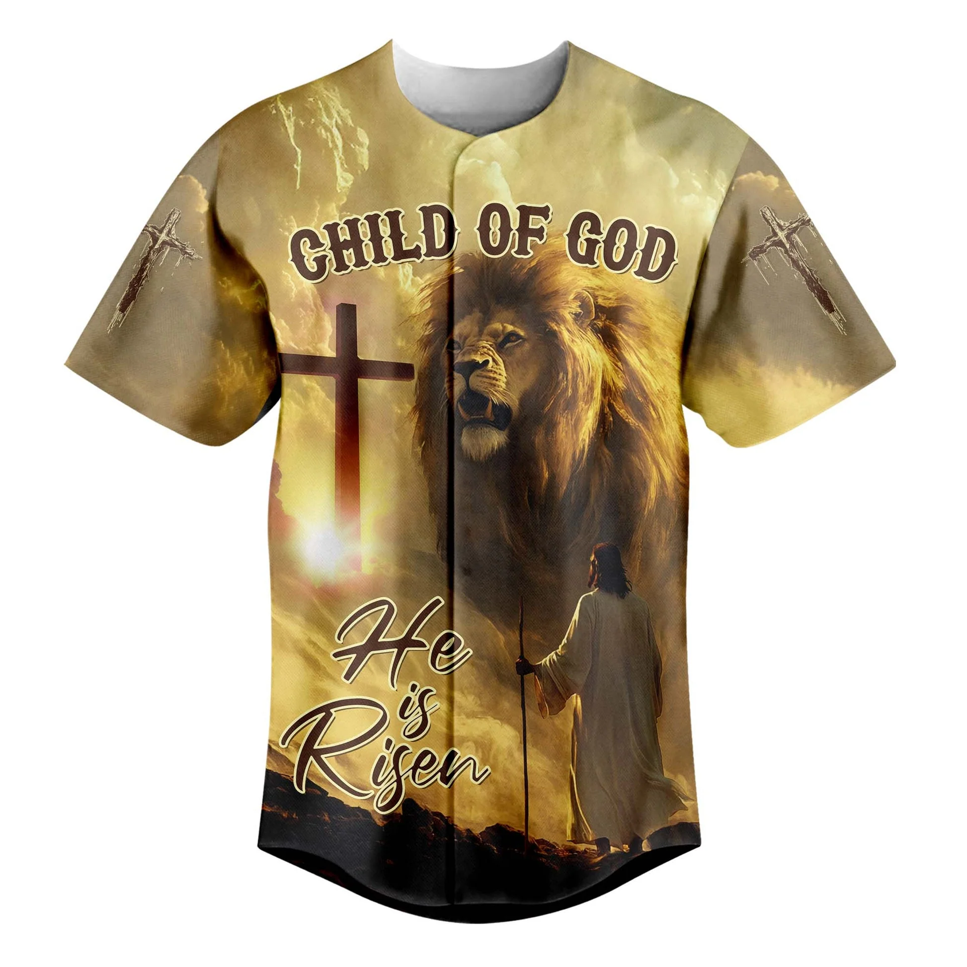 Child Of God Baseball Jersey - Christant Gift For Him - Image 2