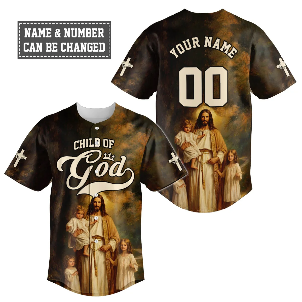 Child of God – Divine Embrace Baseball Jersey Bundle - Image 2