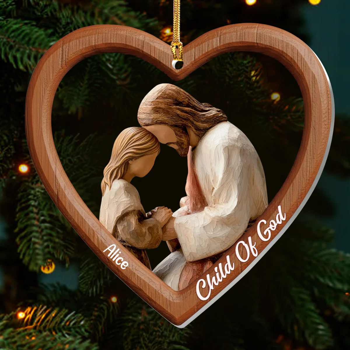 Child Of God - Personalized 1-Layer Acrylic Ornament HL128 - Image 2