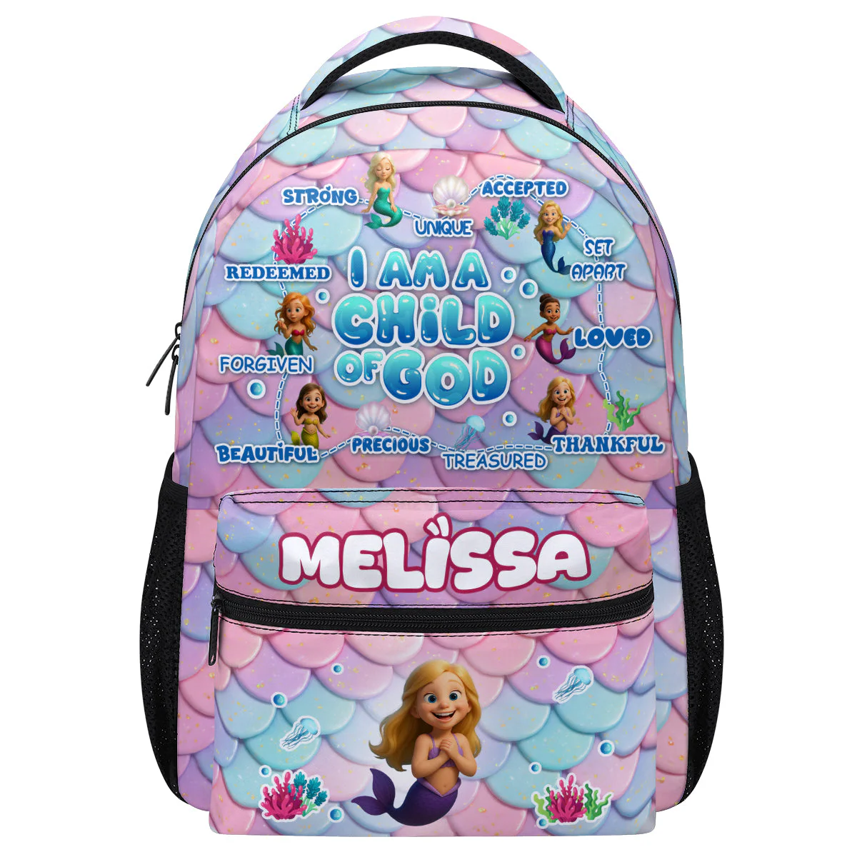 Child Of God - Personalized Backpack - Back To School Gift For Kids TD118.