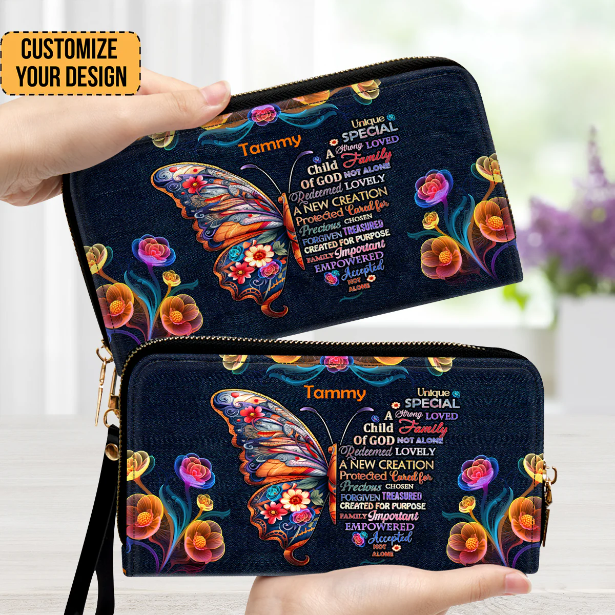 Child Of God - Thoughtful Gift For Christians - Personalized Leather Long Wallets - AT4080961