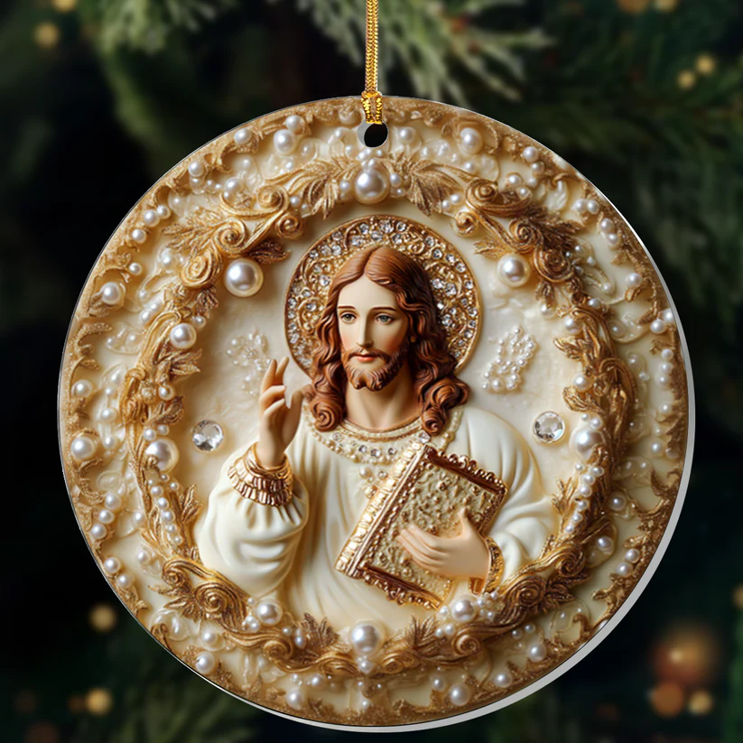 Christ The Teacher - Acrylic Ornament - Gift For Chritsmas TD118