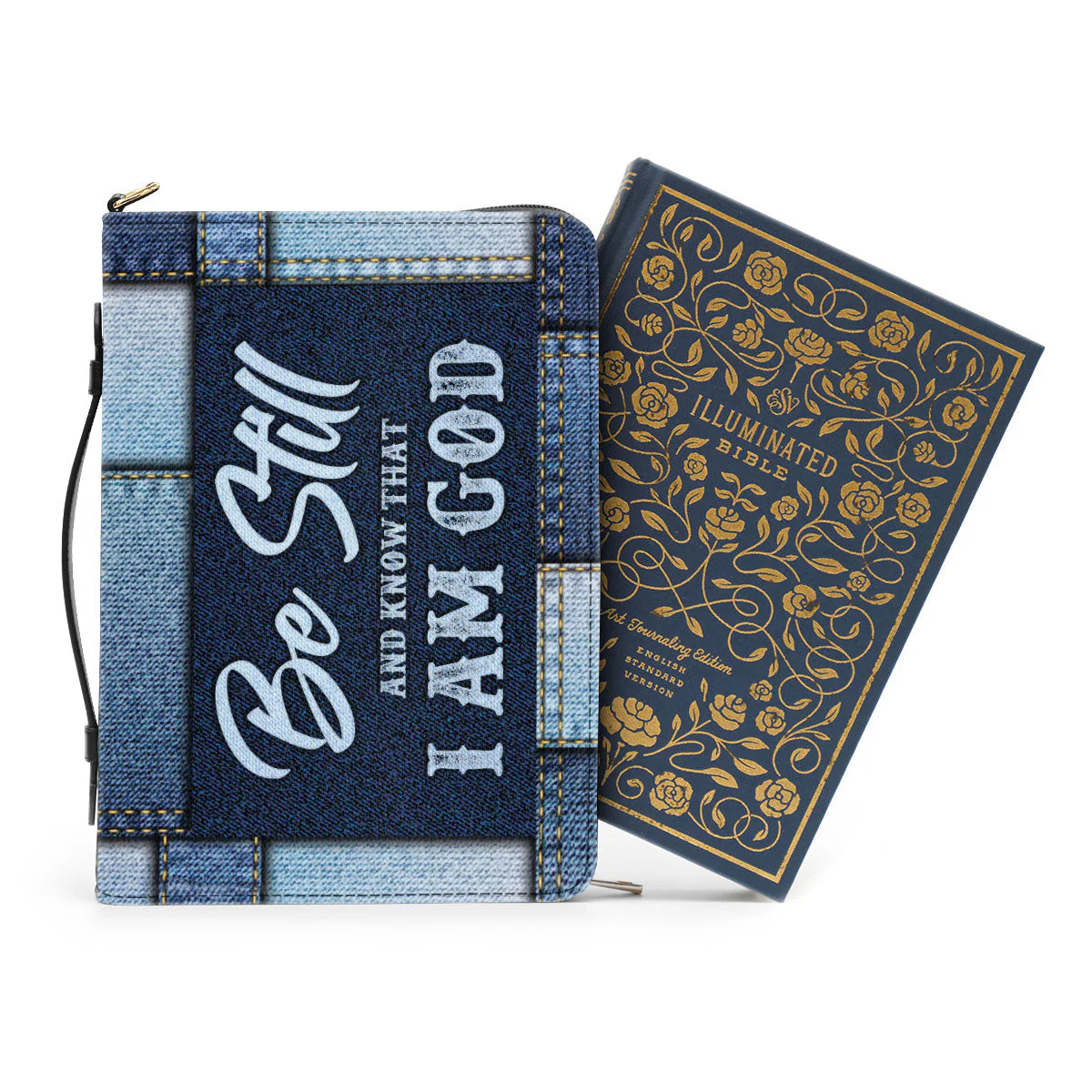 Christian Be Still And Know That I Am God - Unique Personalized Bible Covers - AT4081449 - Image 3
