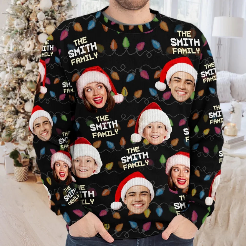 Christmas Is A Time To Gather With Family - Personalized Ugly Sweater -Christmas Gift For Family Members - NA94 - Image 3
