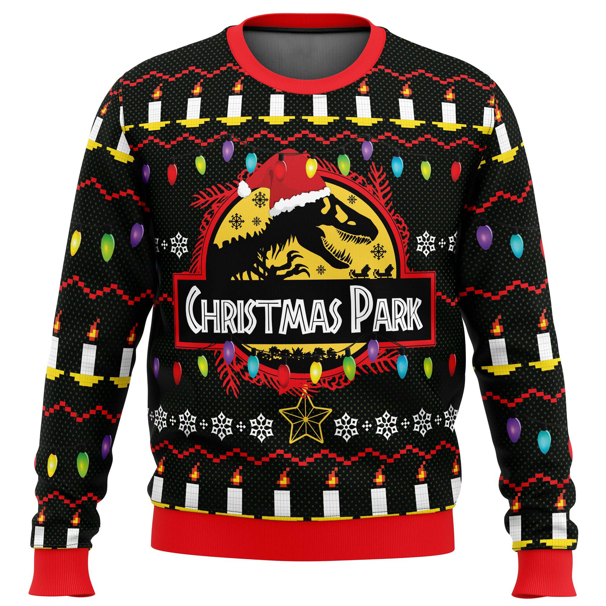 Christmas Park Jurassic Park - Ugly Christmas Sweater - Christmas Gifts NL122