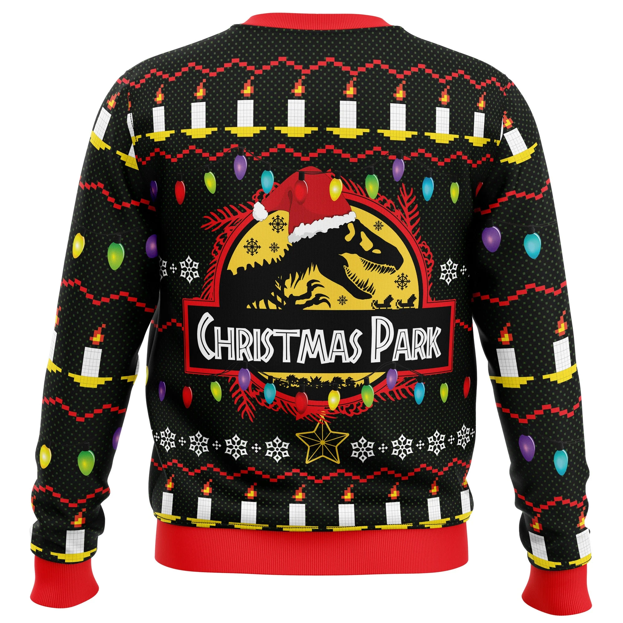 Christmas Park Jurassic Park - Ugly Christmas Sweater - Christmas Gifts NL122 - Image 2