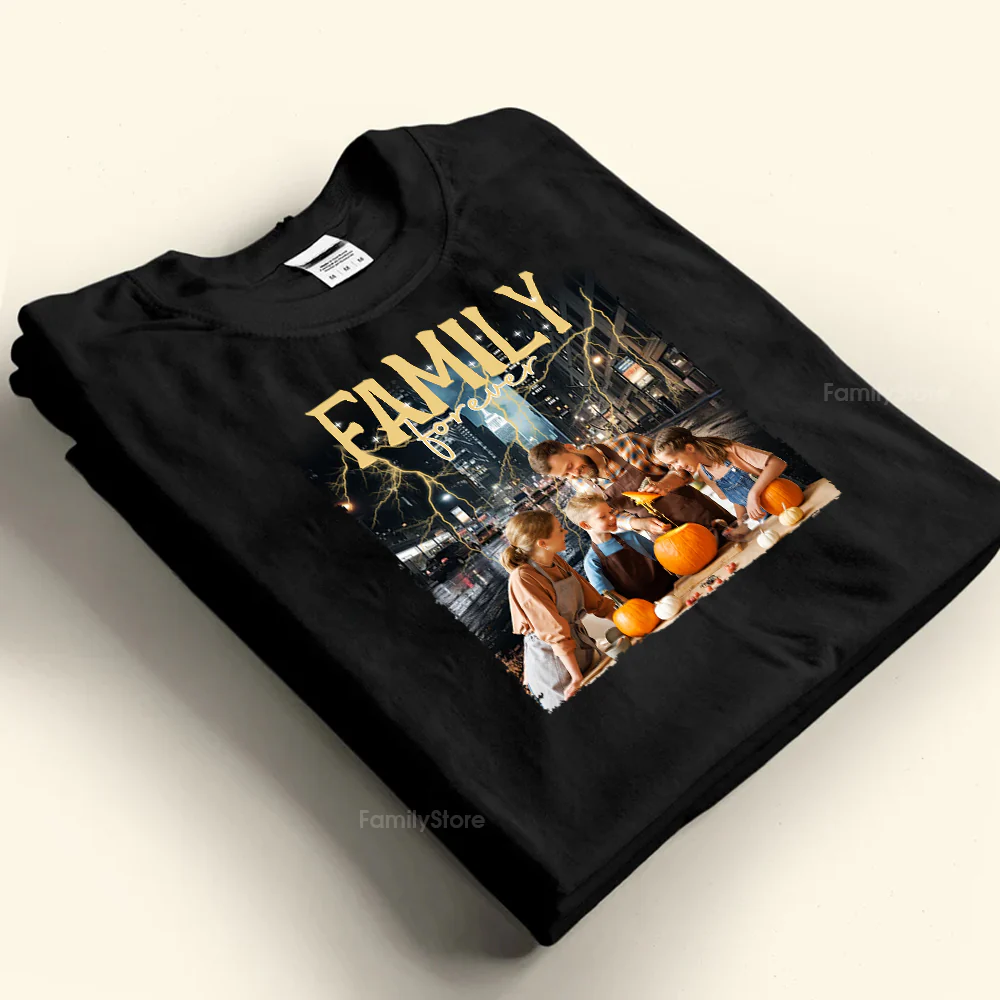 City Road After Rain Family Forever - Gift For Family Members, Friends - Personalized Shirt NA94 - Image 4