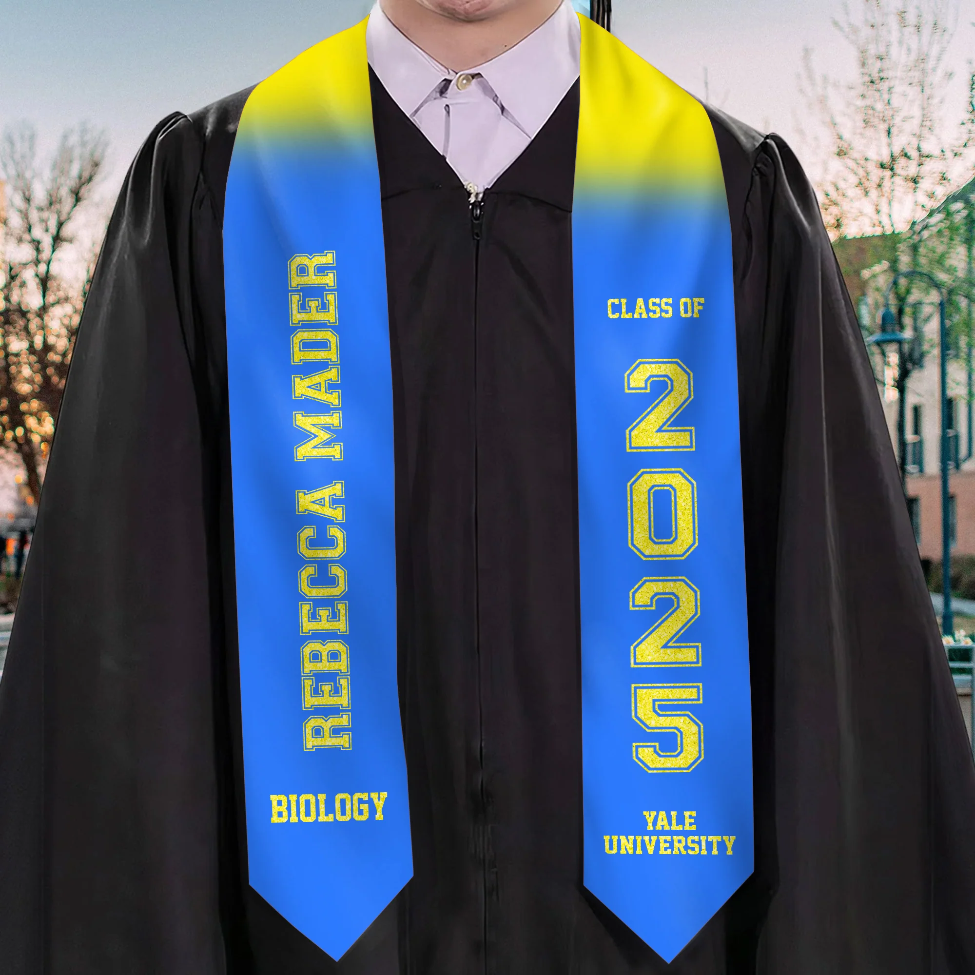 Class of 2025 - Personalized Graduation Stoles - Graduation Gift, Senior Gift | NH96 - Image 2