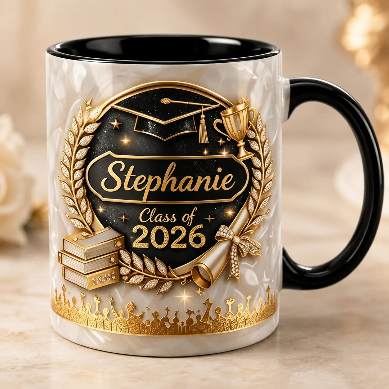 Class Of 2026 Graduation - Personalized Accent Mug - Gift For Graduates - Image 5