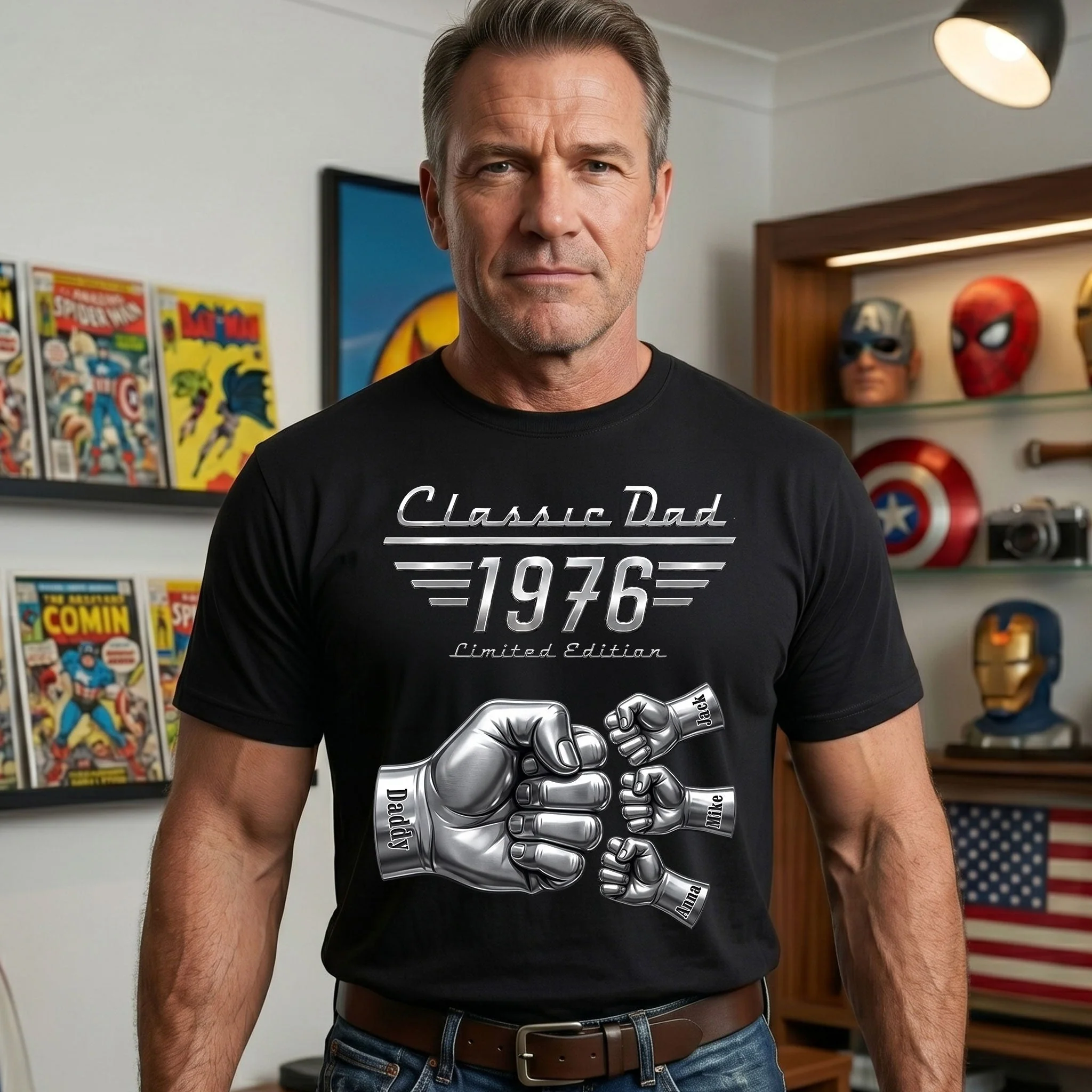 Classic Dad - Personalized Shirt - Gift For Father's Day NL122