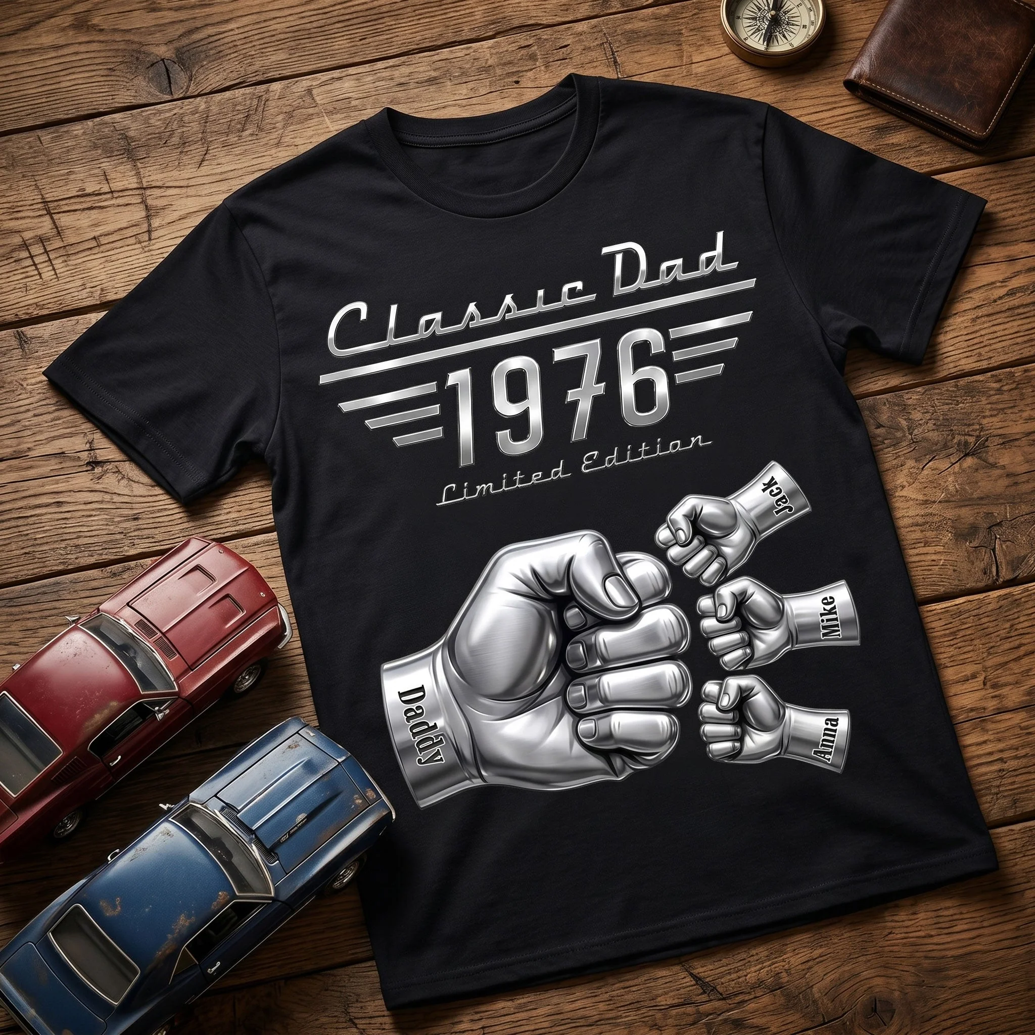 Classic Dad - Personalized Shirt - Gift For Father's Day NL122 - Image 2