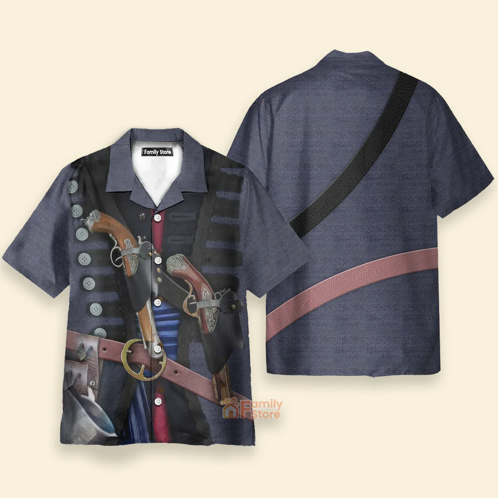 Cool Pirate Costume - Hawaiian Shirt - Image 2