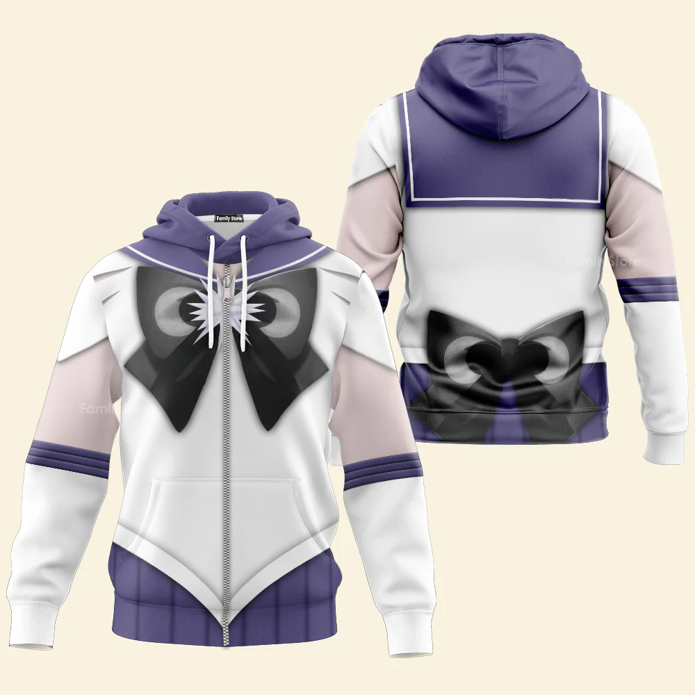 Sailor Saturn Hoodie For Men And Women - Image 3