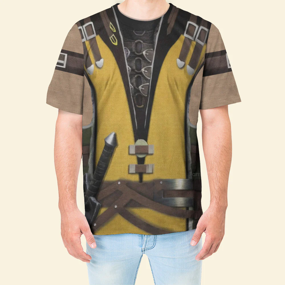 Scorpion Mortal Kombat Cosplay T-Shirt 3D For Men & Women - Image 4